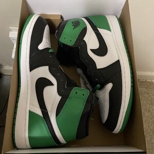 Nike Air Jordan Sneakers - Black, White, Green